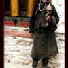 Photo of Praying man in Xigar, Tibet on ExposedPlanet.com