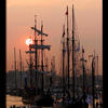 Photo of Sunset at SAIL Amsterdam 2005 on ExposedPlanet.com