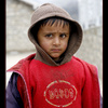 Khumjung (7): Nepali boy in schoolyard