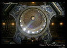 St Peter's cathedral dome in Rome, Italy