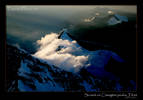 Sunset on Changstse peaks, Tibet