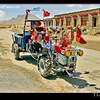 Tibetan taxi in Xigar