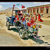Photo of Tibetan taxi in Xigar on ExposedPlanet.com