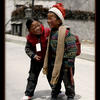 Photo of Tibetan children in Nyalam on ExposedPlanet.com