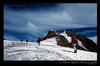 Climbers on Mount Stanley glacier, Rwenzori mountains, Uganda