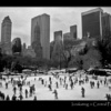 Skating rink in Central Park, New York, USA
