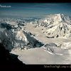 View from High camp of Denali to Mt Foraker