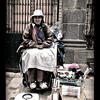 Photo of Tipping the scales: Woman selling stuff on the streets of Cusco, Peru on ExposedPlanet.com