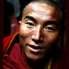 Photo of Monk in Xigar monastery, Tibet on ExposedPlanet.com