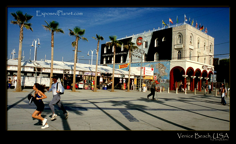Healty people at Venice Beach, Los Angeles USA