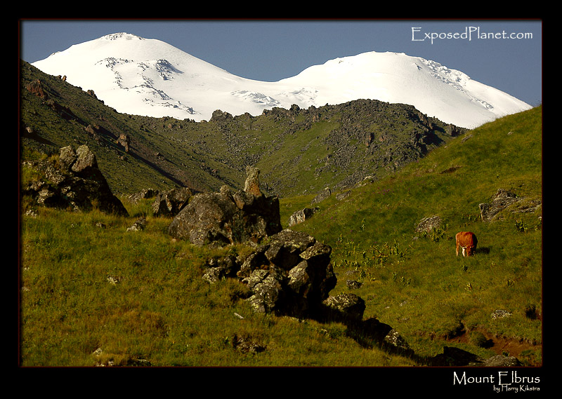 Mount Elbrus, Russia from the North