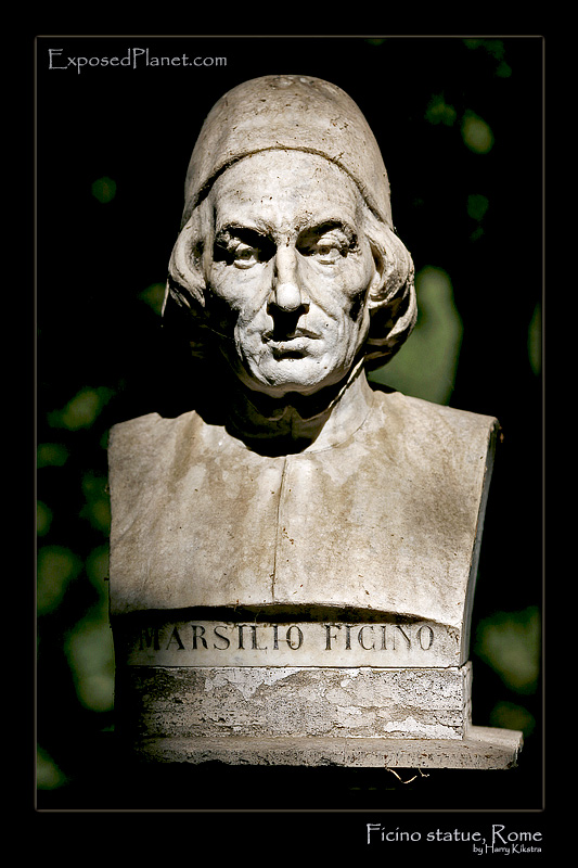 Statue of Marsilio Ficino, Rome