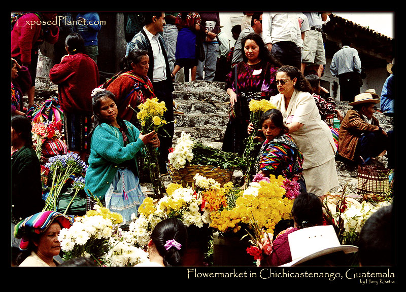Flowermarket in Guatemala