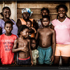 Surinam family in French Guyana