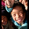 Happy kids in Tibet