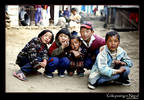 Street children in Phakding, Nepal