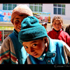 Curious children in Xigar, Tibet